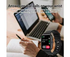 Smart Watch(Call Receive/Dial), Full Touch Screen SmartWatch for Android and iOS Phones Compatible with Heart Rate,Sleep,Blood Oxygen,Step Counter