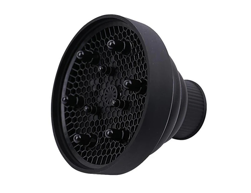 Silicone Hair Dryer Diffuser1pcs-black