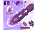 2 in1 Upgrade Vibrator Dildos with 9 Thrusting 10 Vibrations Adult Toys for Clitoral Anal Dildo Stimualtion