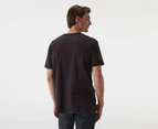 Billabong Men's Core Arch Tee / T-Shirt / Tshirt - Washed Black