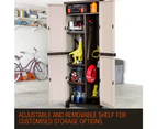 PlantCraft Outdoor Storage Cabinet Cupboard Garage Tool Waterproof Backyard Shed