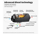 Manan Diesel Air Heater 12V 5KW Tank Caravan Thermostat LCD Motorhome Trailer