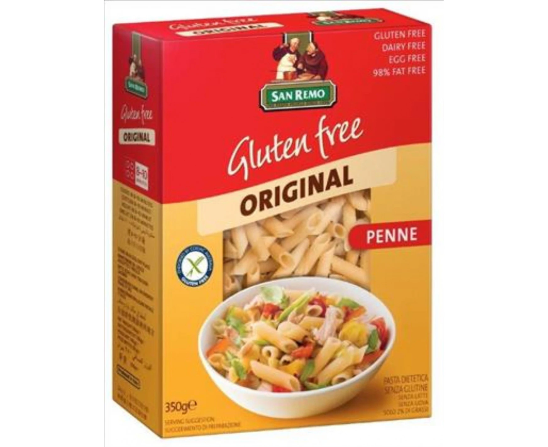 San Remo Pasta Penne Gluten Free 350 Gr x 1