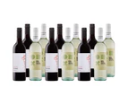 White and Red Wine Mixed Entertainers Sauv Blanc and Shiraz Case - 12 Bottles