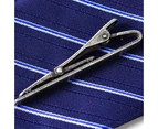 Fashion Men Metal Simple Necktie Tie Bar Clip Clasp Pin Business Accessory Gift - Gold