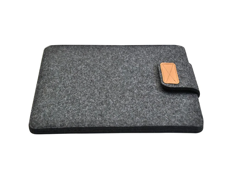 Protective Felt Laptop Sleeve Bag Case Cover for MacBook Air Pro Retina 11/13/15-Dark Grey
