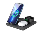3 in 1 Fast Charging Station Wireless Charger for iPhone Apple Watch Earphones