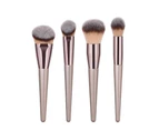 4Pcs Professional Artificial Fiber Make Up Brushes Beauty Cosmetic Tools