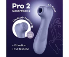 Satisfyer Pro 2 Generation 3 Double Air Pulse Stimulator - Lilac