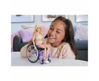 Barbie Doll With Wheelchair And Ramp Blonde Barbie Fashionistas