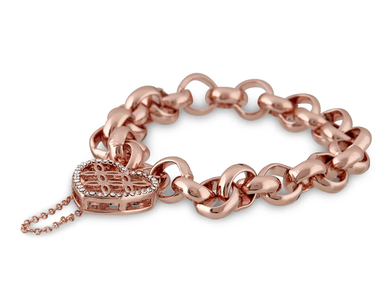 Mestige Sweetheart Bracelet w/ Swarovski® Crystal - Rose Gold