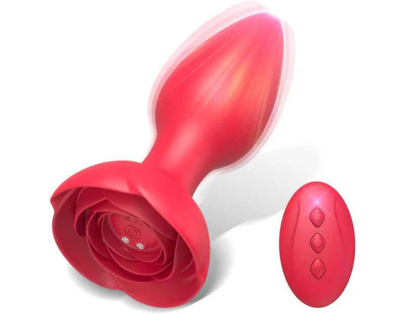 Rechargeable Anal Butt Plug Vibrator Prostate Massager G-spot Dildo Sex Toys For Women Men