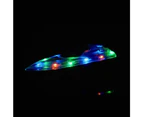 Kids RC Boats with LED Light 2.4GHz 15KM/H Speed Racing Remote Control Ship