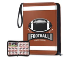 720CARDS Baseball Card Binder PU Sleeves Trading Cards 9 Pockets 40Pages Holder Protectors Set for Football Cards and Sports Cards
