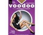 6x Voodoo Shine Voluptuous Comfort Stockings Pantyhose Tights Jabou Brown H30560