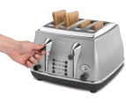 DéLonghi Icona Classic 4-Slice Toaster - Silver CTO4003S