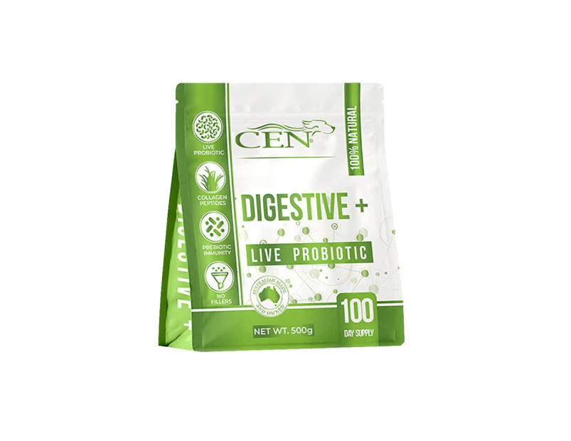 CEN Dog Digestive+ Live Probiotic 100 Day Supply for Dogs 500g
