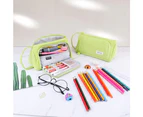 Large Capacity Pencil Case Kawaii School Pen Case Supplies Pencil Storage Bag-Green