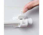 Spring Tension Curtain Rod, Tension Rods Cupboard Bars Adjustable Spring Steel Tensions Rod -30cm-50cm