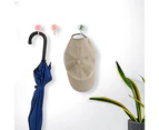 10 Pieces Towel Hooks Without Drilling Self-Adhesive Hooks Small Self