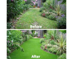 0.5*1m 15mm Super Dense Artificial Grass Garden Outdoor Decor -Emerald Green