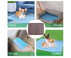 Cover in Reversible Changing Pad Reusable Camping Mat for Kids/Pet/Dog/Cat Waterproof Dog Bed-coffee-XL
