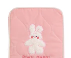 13/13.3/14-inch Laptop Liner Bag Zipper Closure Cartoon Storage Fine Stitching Cute Rabbit Laptop Sleeve Personal Use - Pink