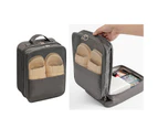 7Pcs/Set Suitcase Organizer Bags Zipper Closure Waterproof Clothes Cosmetics Shoe Toiletries Storage Bags Travel Accessories - Grey
