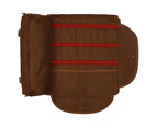 Canvas Bar Tool Bag Portable Lightweight Large Capacity Bartender Travel Bag for Outdoor - Khaki