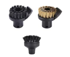 Steam Cleaner Spare Brush Accessories for KARCHER SC1/SC2/SC3/SC4/SC5 Steam Cleaner Slit Scraper Round Brush 3Pcs