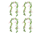 Simulation vine-used for outdoor ceremony decoration of home garden pink