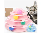 Pure feline - Titan Tower - indoor cat tower - multi-level interactive cat toys - fitness tower cat ball toys - suitable for one or more cats