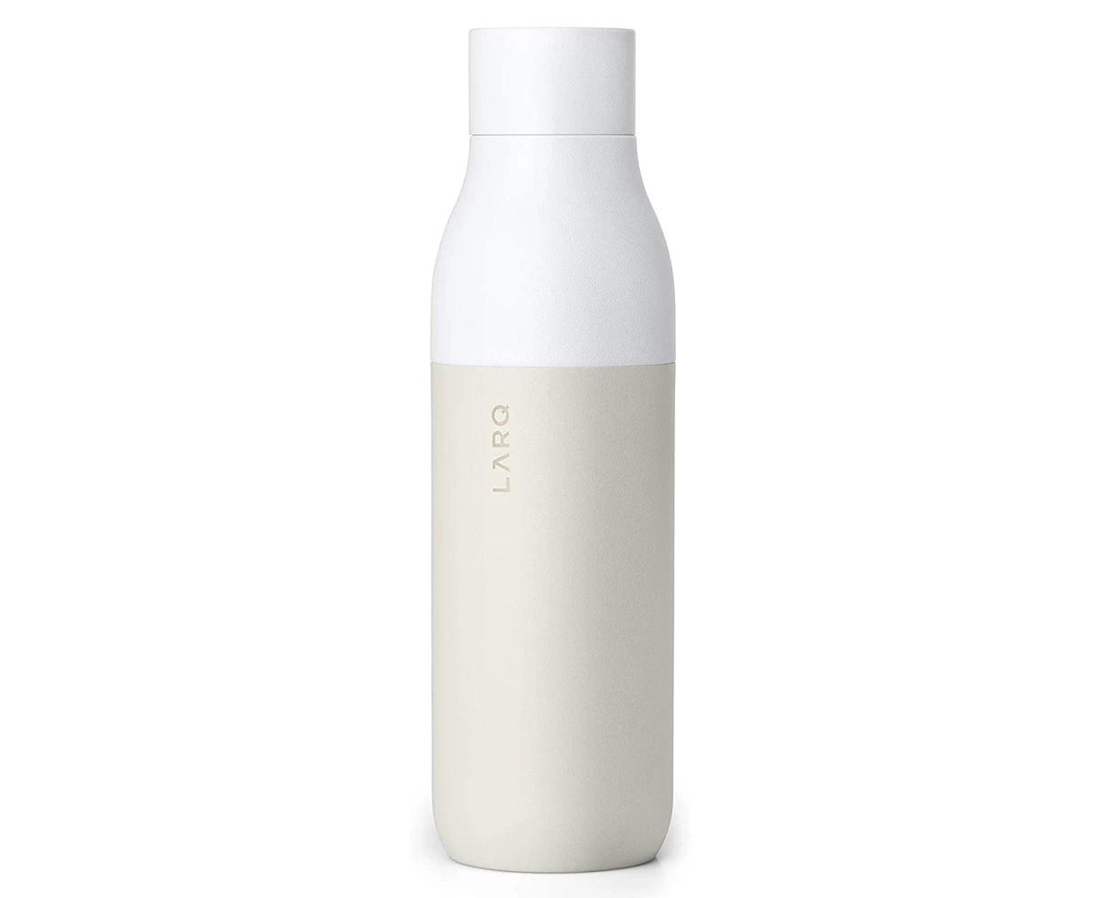 LARQ PureVis UV-C 500ml Insulated Water Bottle Double Wall Flask Granite White