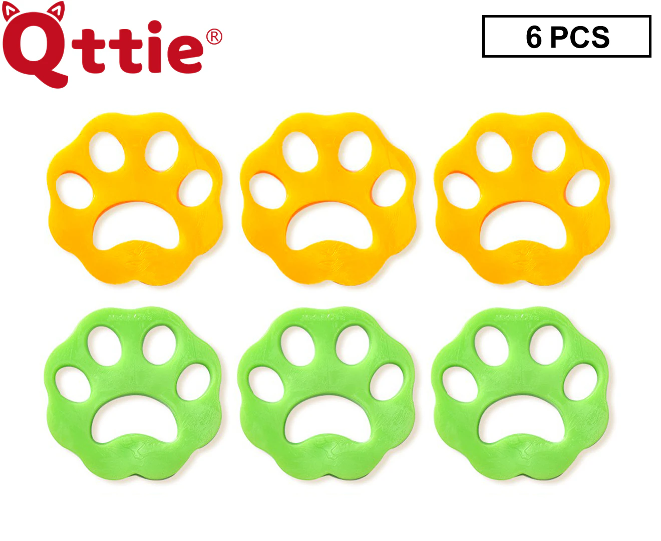 6PCS Pet Hair Remover Cat Fur Puppy Dog Hair Lint Catcher from Laundry Washing Machine - Flower Shape