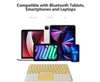 10 inch Bluetooth Keyboard Touch, Ultra-Slim Wireless Bluetooth Keyboard with Touchpad, Built-in Rechargeable-