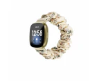 Women Hair Tie Watch Strap 42mm elastic strap Watch Bands Ladies bracelet strap for iWatch  Apple Watch-Beige