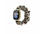 Women Hair Tie Watch Strap 44mm elastic strap Watch Bands Ladies bracelet strap for iWatch  Apple Watch-Beige