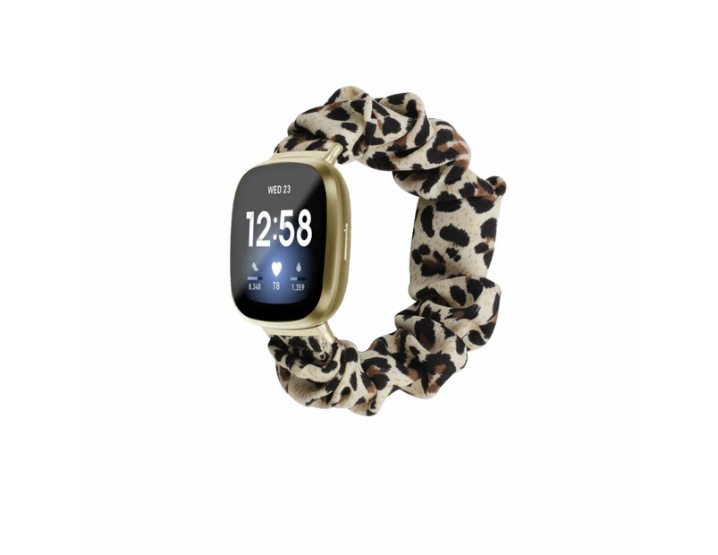 Women Hair Tie Watch Strap 44mm elastic strap Watch Bands Ladies bracelet strap for iWatch  Apple Watch-Beige