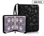 400 Card Spots Binder Album Book Card Collectors Holder Case for Pokemon Cards