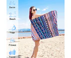 Beach Towels, Compact, Beach Blanket, Lightweight Towel for The Swimming, Sports, Beach (63" x 31.5") Style 3