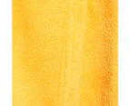 Women's Spa Wrap Robe Set Soft Cozy Absorbent Microfiber Bath Towe yellow XL