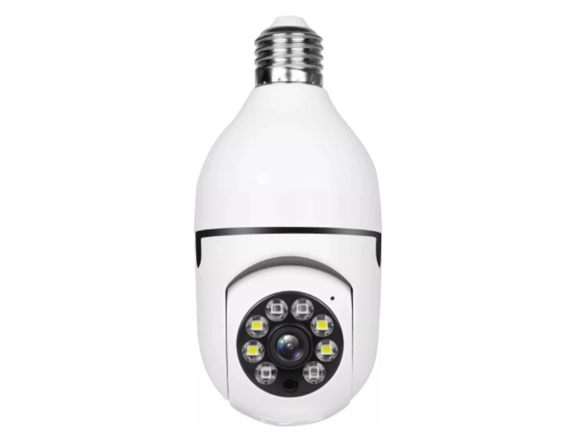 5G Wifi Camera Bulb 360 Degree Panorama 1080P Night Vision IP Surveillance Camera