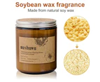 Brown Bottle Soy Wax Aromatherapy Candle Essential oil Smokeless fragrance bottle 200g Style1