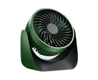 Small USB Desk Fan,  Desktop Table Cooling Fan,  Strong Wind, Quiet Personal Little Fan High -grade green
