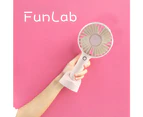 Mini Handheld Fan Portable, Personal Fan Rechargeable Battery  Powered Cooling pink