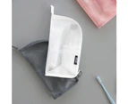 Portable Travel Makeup Brush Toothbrush Toothpaste Storage Bag Case Container - Grey