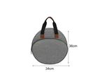 Embroidery Kits Bag Portable DIY Oxford Cloth Cross Stitch Tools Storage Bag for Household - Grey