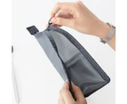 Portable Travel Makeup Brush Toothbrush Toothpaste Storage Bag Case Container - White