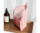 Portable Travel Makeup Brush Toothbrush Toothpaste Storage Bag Case Container - White