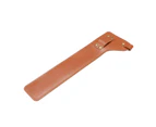 Faux Leather Firewood Scissors Cover Soft Texture Dirt Resistant Anti Scalding Charcoal Tongs Cover for Picnic - Brown